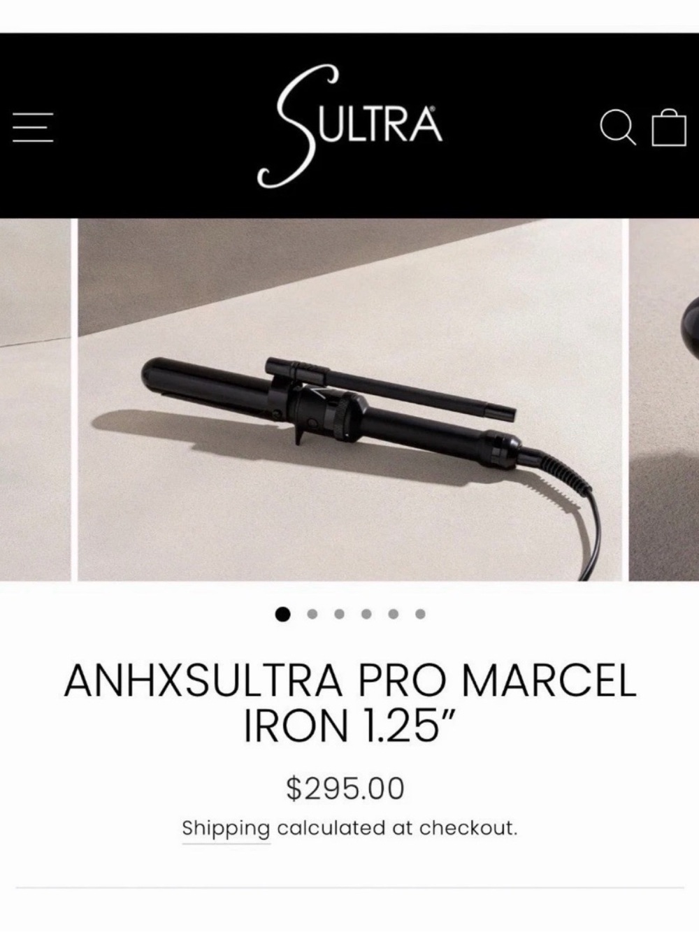 ANH x SULTRA Pro Marcel Iron 1.25”